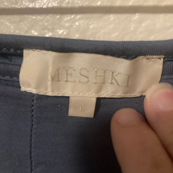 Meshki Blue Leggings with Side Detailing - Picture 3 of 4